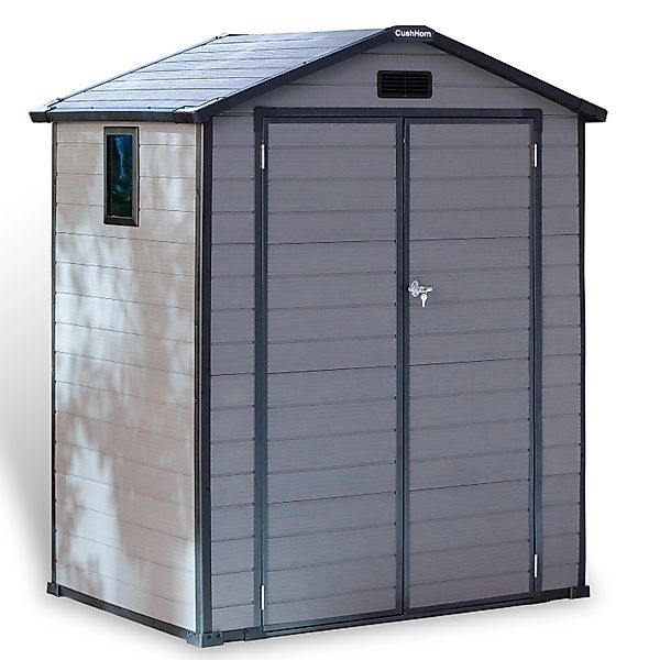 CCLIFE Gartenhaus Gerätehaus 2,9 m³ Gartenhütte Kunststoff Wetterfest 161x1 günstig online kaufen