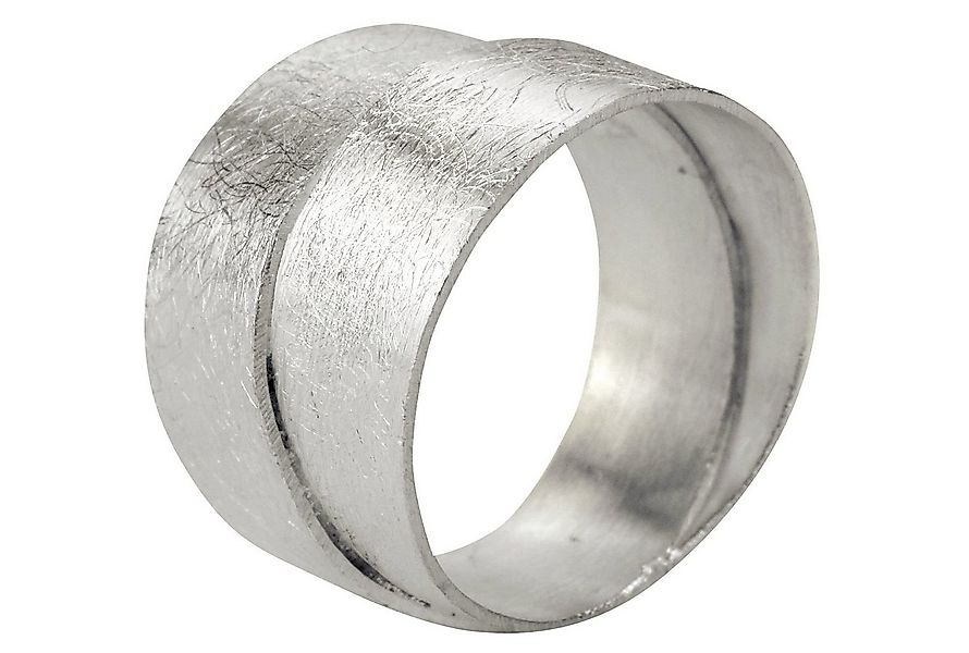 SILBERMOOS Silberring Doppelt-gewickelter Schmiedering, 925 Sterling Silber günstig online kaufen