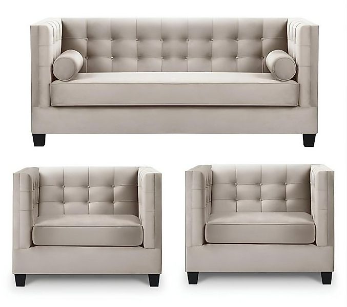 Xlmoebel Sofa Neue Taupe Schlafcouch Stuhl - Einzigartige Möbel aus Stoff f günstig online kaufen