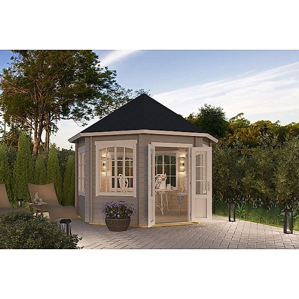 Lasita Pavilion Jamaica 346,8 cm x 346,8 cm Lichtgrau günstig online kaufen