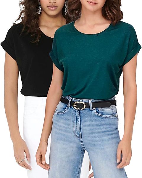 ONLY T-Shirt Stilvolles Basic Shirt mit günstig online kaufen