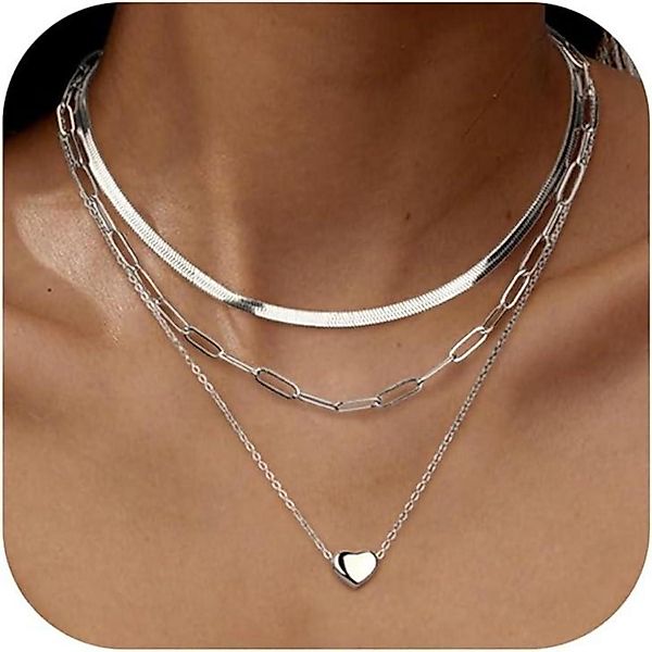 LuxusKollektion Kette und Anhänger Set Stapelbare günstig online kaufen