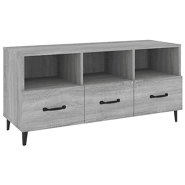 VidaXL TV-Schrank Grau Sonoma 102x35x50 cm Holzwerkstoff günstig online kaufen