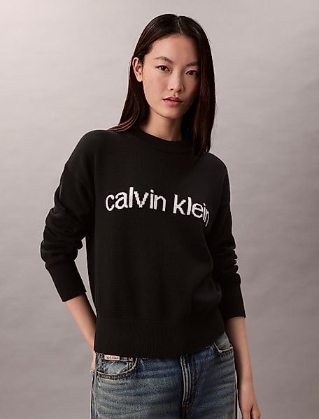 Calvin Klein Jeans Strickpullover Cotton Graphic günstig online kaufen