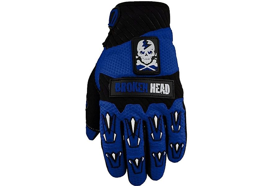 Motorradhandschuhe Faustschlag Dark Blue Weiteneinstellung günstig online kaufen