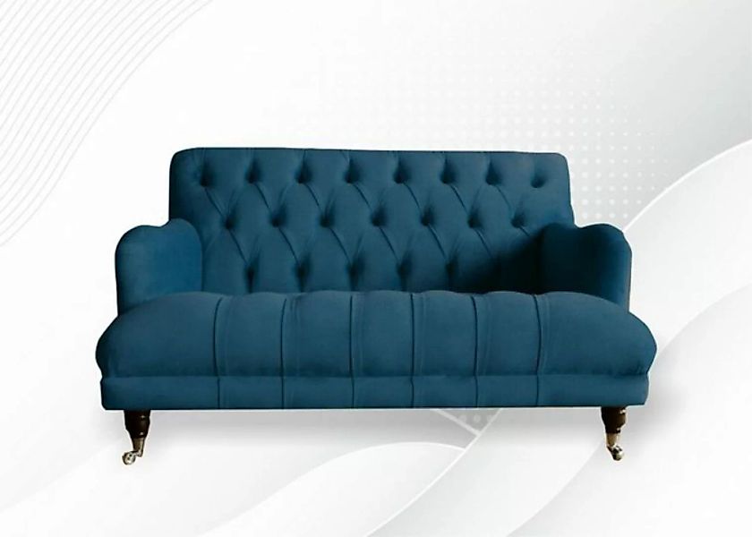 JVmoebel Chesterfield-Sofa, Chesterfield 2 Sitzer Design Sofa Couch 135 cm günstig online kaufen
