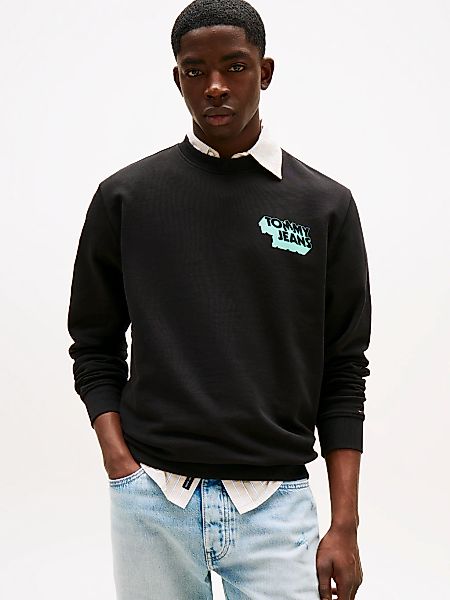 Tommy Jeans Sweatshirt "TJM REG STACK CREW EXT", Mit Rundhalsausschnitt günstig online kaufen