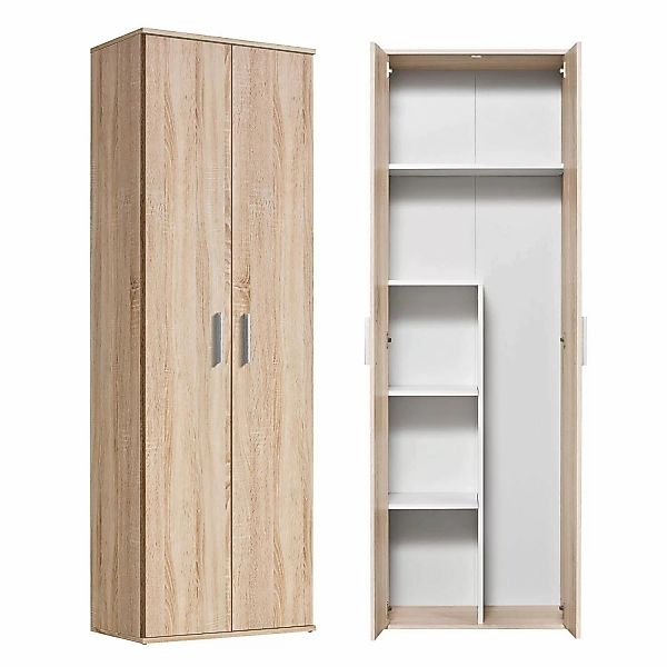mokebo Besenschrank in Braun Der Lange Haushaltsschrank Putzschrank oder Me günstig online kaufen