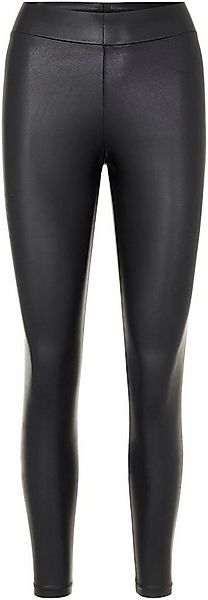 pieces Leggings PCNEW SHINY HW LEGGINGS NOOS mit PU-Beschichtung günstig online kaufen