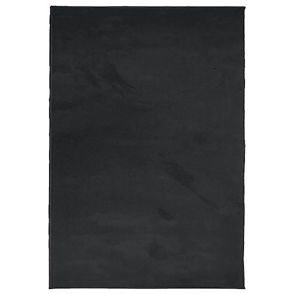 vidaXL Teppich OVIEDO Kurzflor Schwarz 200x280 cm 375561 günstig online kaufen