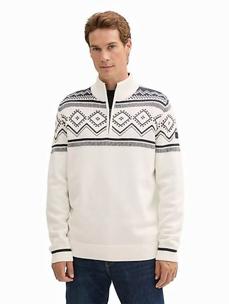 TOM TAILOR Troyer, mit Fair Isle Muster günstig online kaufen