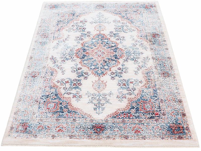 carpetfine Teppich "Phoenix" rechteckig 6 mm Höhe Vintage Orient Look, mit günstig online kaufen
