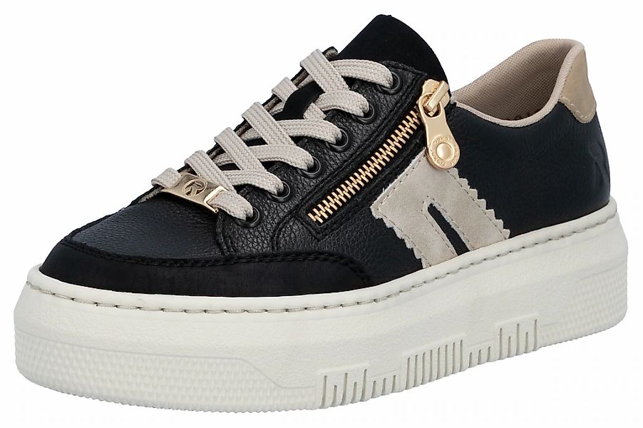 Rieker Plateausneaker, Schnürschuh, Halbschuh, Freizeitschuh mit seitlichem günstig online kaufen