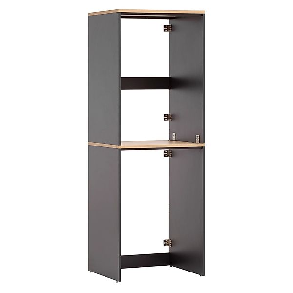 Schildmeyer Umbauschrank-Set Solea 96 cm x 60 cm x 67,1 cm Anthrazit 2-tlg. günstig online kaufen