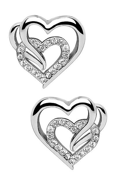 Limana Paar Ohrstecker Herz Ohrringe 925 Sterling Silber Herzohrringe für j günstig online kaufen
