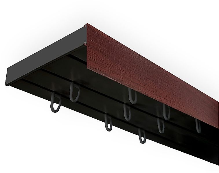 SN DECO GROUP Gardinenschiene »Vorhangschiene SH mit Blende«, 3 läufig-läuf günstig online kaufen