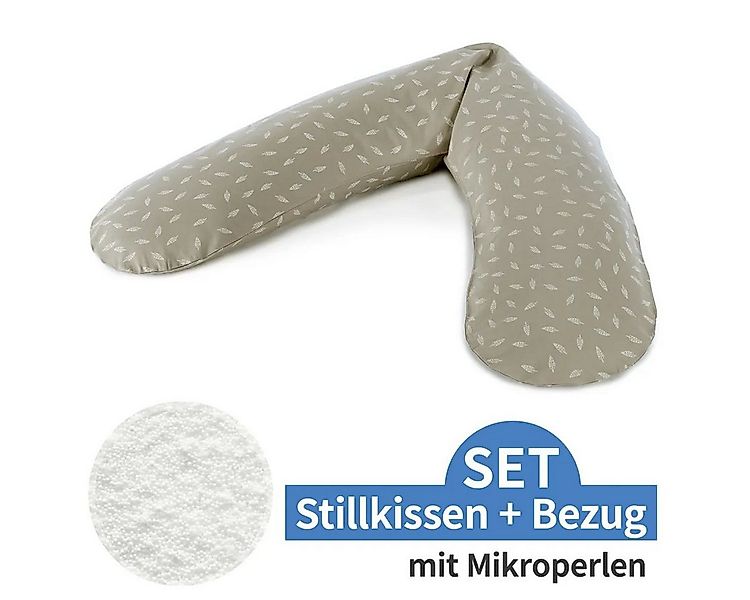 Theraline Stillkissen Das Original - Blättertanz - Taupe, 2-tlg., Lagerungs günstig online kaufen
