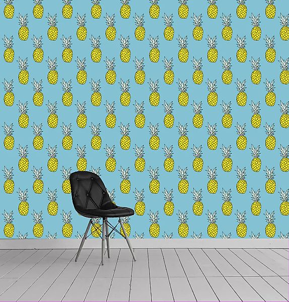 queence Vinyltapete »Ria«, bedruckt-tropisch, 90x250cm, selbstklebend, kind günstig online kaufen