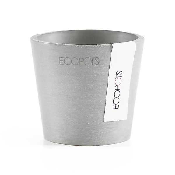 Ecopots Pflanztopf Amsterdam Mini Weißgrau 8 cm günstig online kaufen