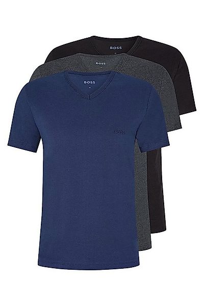 BOSS Unterziehshirt V-Neck (Dreierpack, 3-St., 3er Pack) Herren Shirt Kurza günstig online kaufen