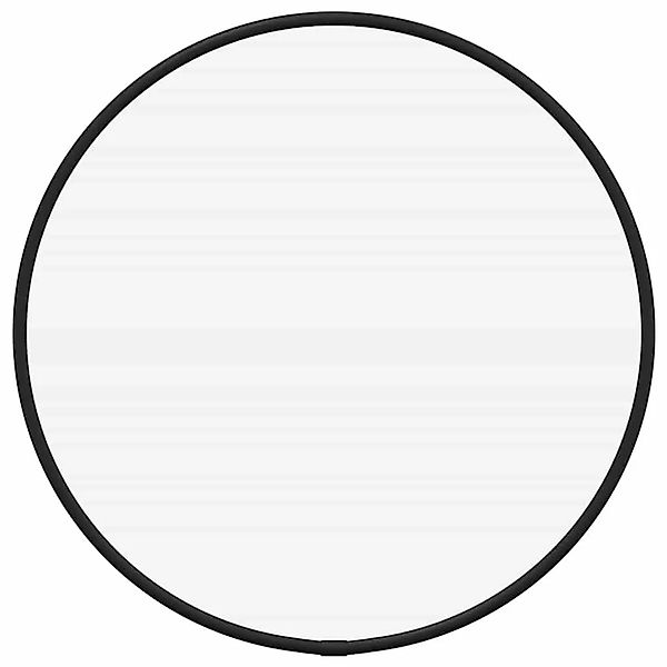 vidaXL Wandspiegel Schwarz Ø 30 cm Rund 348184 günstig online kaufen