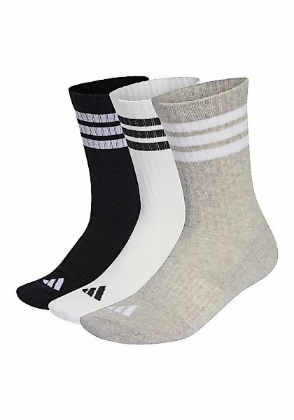 adidas Originals Kurzsocken "Socken 3-Stripes Cushioned Sportswear Crew Soc günstig online kaufen