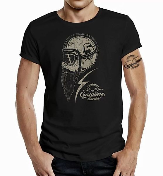 GASOLINE BANDIT® T-Shirt für Biker im Original Design: Respect Farbe schwar günstig online kaufen