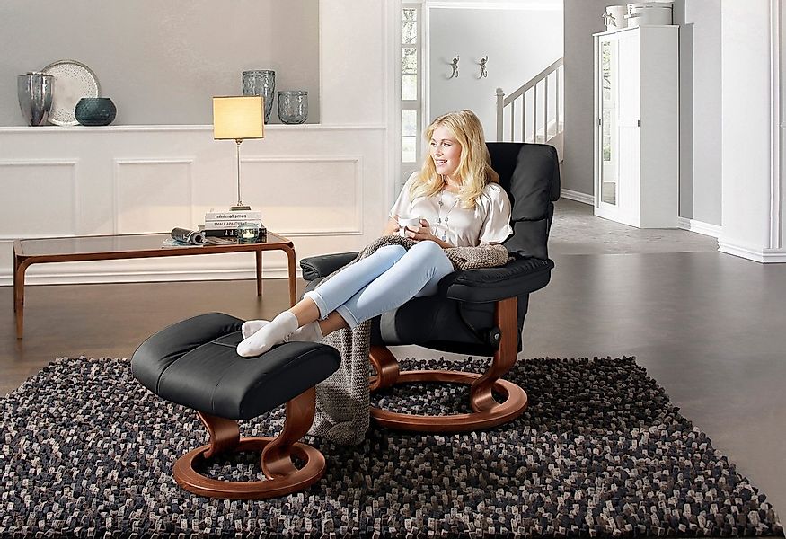Stressless® Relaxsessel »Ruby«, (Set, Relaxsessel mit Hocker), mit Classic günstig online kaufen