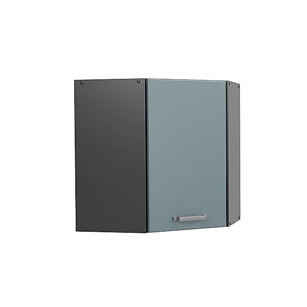 Vicco Eckhängeschrank R-Line, Blau-Grau/Anthrazit, 57 cm günstig online kaufen
