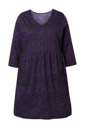 Ulla Popken Longshirt Longshirt A-Linie Blumendruck günstig online kaufen