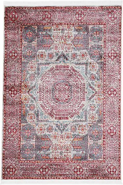 carpetfine Teppich »Anil«, rechteckig, 7 mm Höhe, Vintage Orient Look, Wohn günstig online kaufen