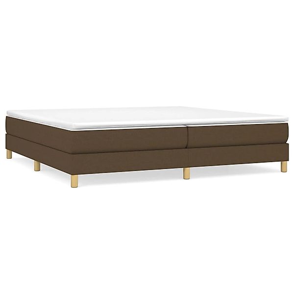 vidaXL Boxspringbett Dunkelbraun 200x200 cm Stoff1346697 günstig online kaufen