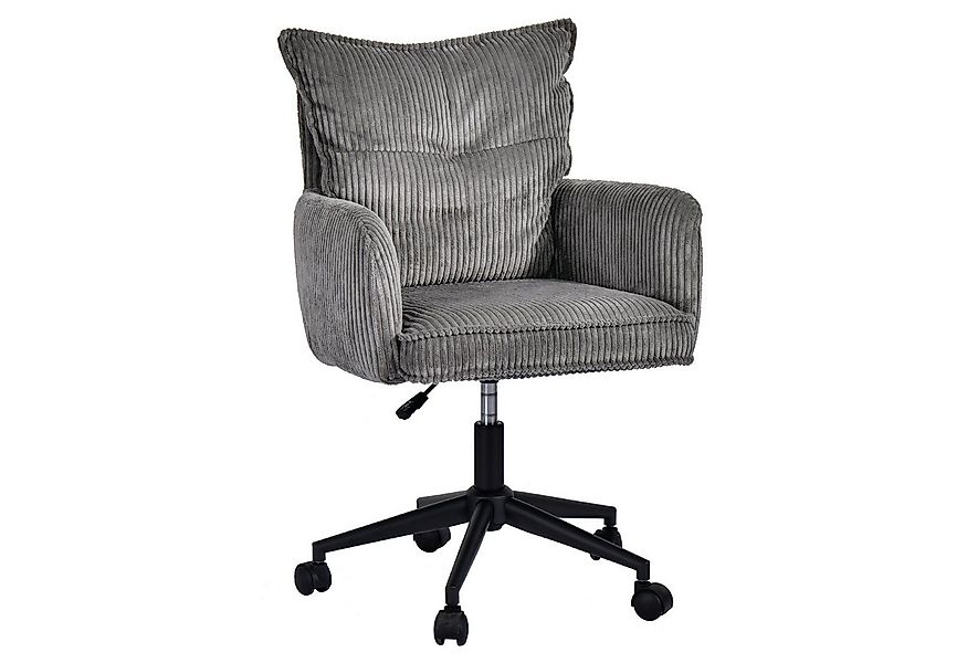 Duhome Bürostuhl (9-237), Schreibtischstuhl aus Kordsamt, Drehstuhl Höhenve günstig online kaufen