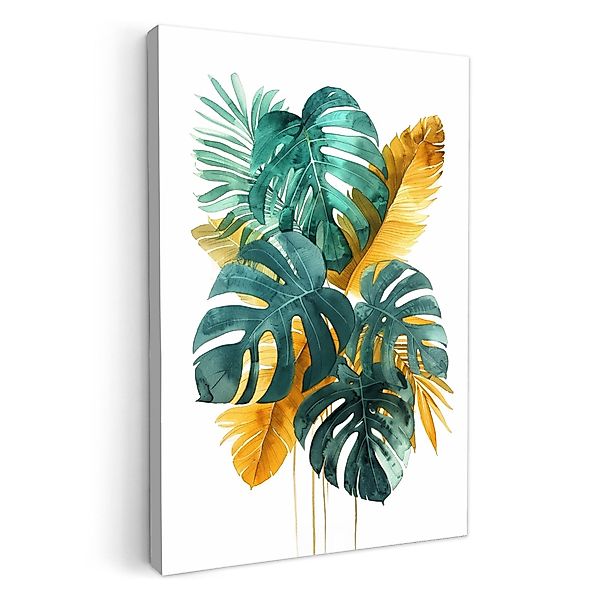 OneMillionCanvasses® Leinwandbild Blätter - Tropisch - günstig online kaufen