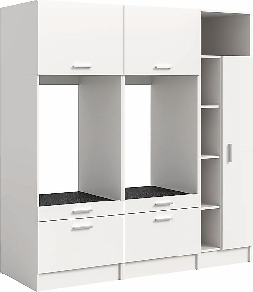 welltime Badmöbel-Set "FALAS, TOPSELLER, 3-teilig, Hauswirtschaftsraum Set, günstig online kaufen