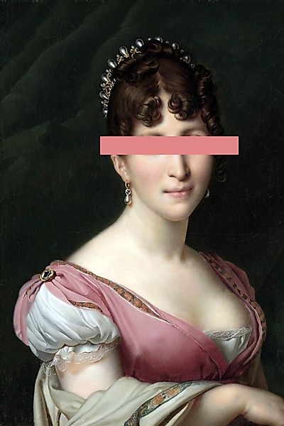 queence Acrylglasbild "Frau mit Farbklecks" Bilder von Frauen  Formen  Frau günstig online kaufen