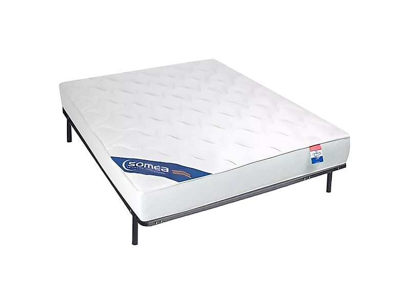 Matratzen-Lattenrost-Set - 140 x 190 cm - Kaltschaummatratze - Stärke 15 cm günstig online kaufen