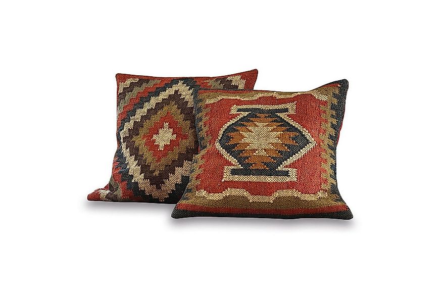 Mirabeau Kissenhülle Kissenhülle 2er Set Dailies rot günstig online kaufen