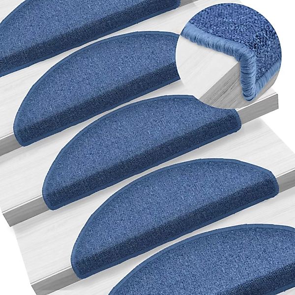 Vidaxl Stufenmatten 10 Stk. 65x28 Cm Blau günstig online kaufen