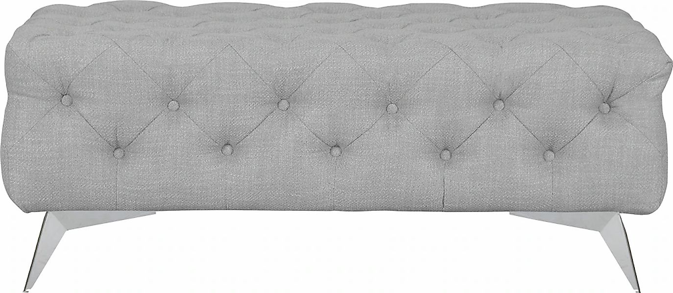 Home affaire Polsterhocker "Glynis" aufwändige Knopfheftung, moderne Cheste günstig online kaufen