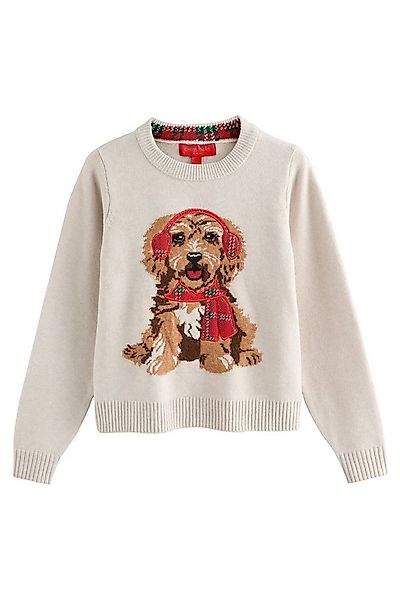 Next Strickpullover Langärmeliger Weihnachtspullover (1-tlg) günstig online kaufen