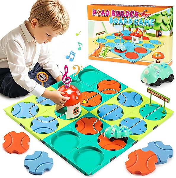 POPOLIC Lernspielzeug Logischer StraßEnbauer Kinderspielzeug, Brettspiele günstig online kaufen