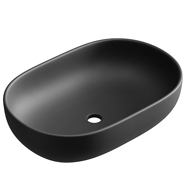Planetmöbel Aufsatzwaschbecken Aufsatzwaschbecken Oval 60 cm günstig online kaufen