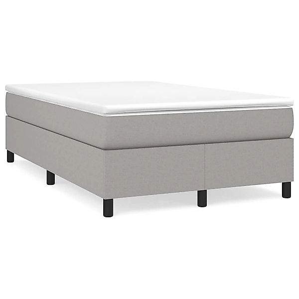 vidaXL Boxspringbett Hellgrau 120x200 cm Stoff1394661 günstig online kaufen