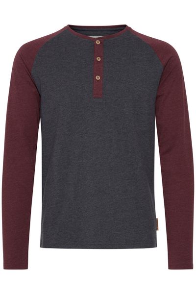 Indicode Rundhalsshirt IDWinston Longsleeve im Baseball-Look günstig online kaufen