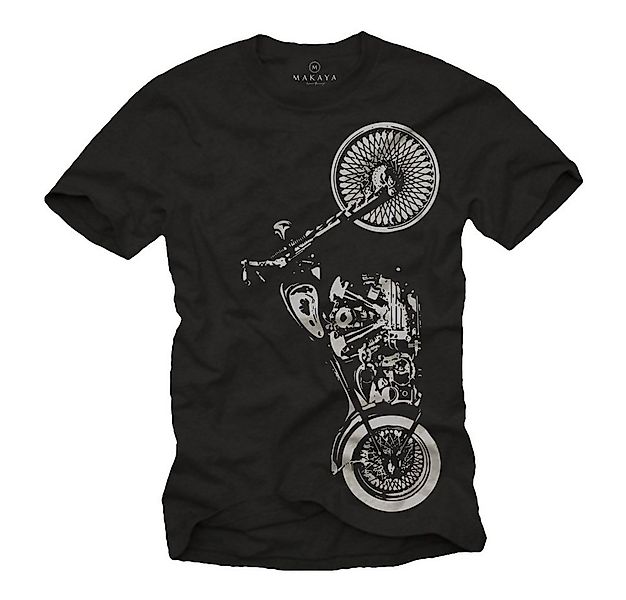 MAKAYA T-Shirt Motorrad Bekleidung - Biker T-Shirt Männer Geschenke Motorra günstig online kaufen