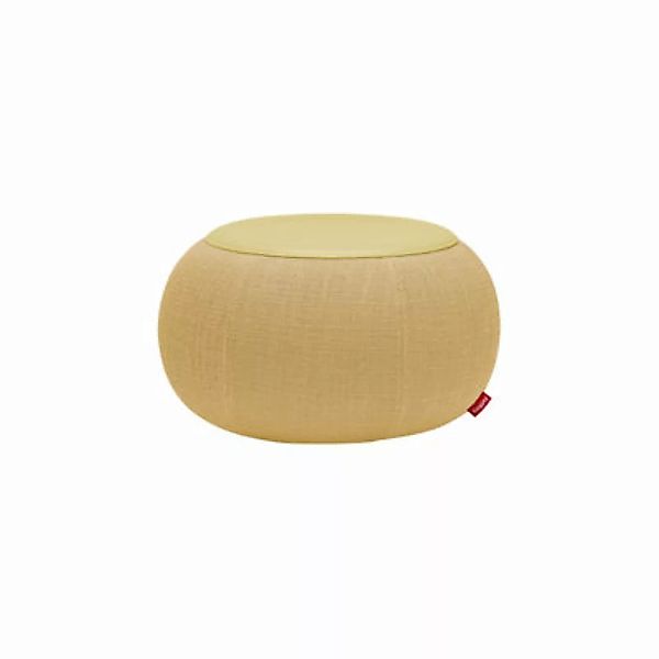 Beistelltisch Humpty textil gelb aufblasbar / Ø 65 x H 43 cm - Fatboy - Gel günstig online kaufen