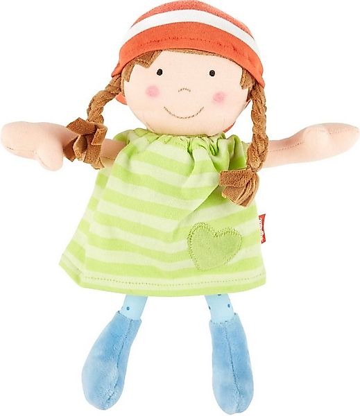 Sigikid Stoffpuppe Brenda Bilipup, grün, mit braunen Haaren günstig online kaufen