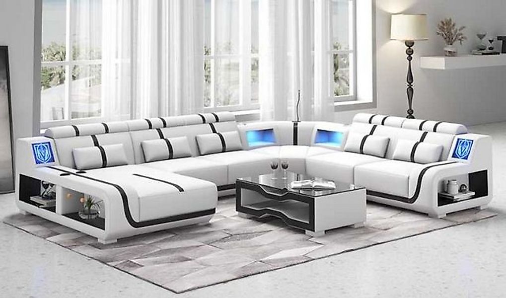 JVmoebel Ecksofa Modern Wohnlandschaft XXL Sofa U Form Groß Ecksofa Sofas, günstig online kaufen