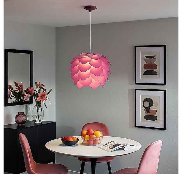 EGLO Kugelleuchte, Leuchtmittel nicht inklusive, Decken Hänge Lampe purple günstig online kaufen